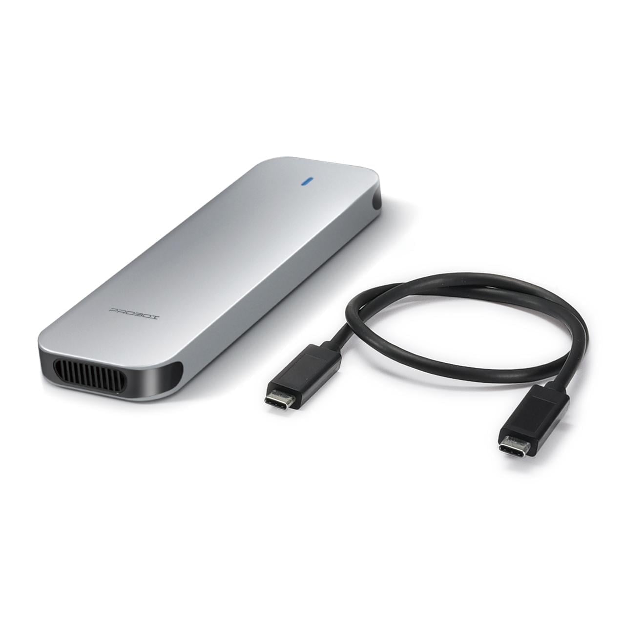 Mediasonic M.2 PCIe NVME SSD Enclocure to USB 3.2 Gen 2 10Gbps USB Type C | M-Key/B+M Key | Support UASP Trim | 2230/2242/2260/2280 (Support up to 4TB)