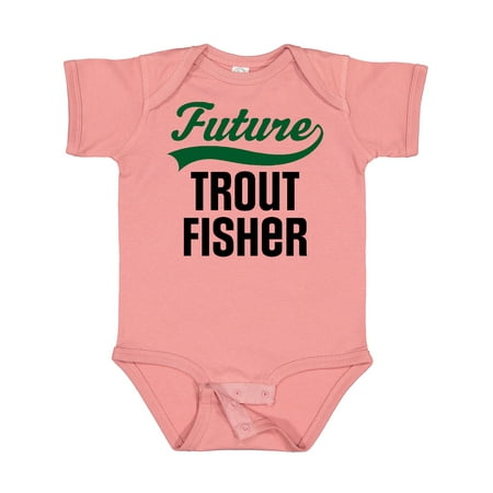 

Inktastic Fishing Future Trout Fisher Gift Baby Boy or Baby Girl Bodysuit