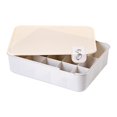 thumbnail image 4 of Underwear Storage Box PP Drawer Organizer Multifunctional Durable Large Capacity Beige Lid 15 Grids, 4 of 9