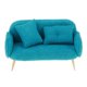 thumbnail image 1 of Sala de estar en miniatura Sunnimix Mini Sofá Muebles Azul, 1 of 8