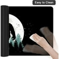 thumbnail image 5 of Desk Mat for Desktop,Extended Gaming Big Foot Forest Mouse Pad,Non-Slip Rubber Base Mousepad with Stitched Edges for Office Home Desk Decor,31.5X15.7 Inch, 5 of 6
