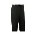 thumbnail image 2 of Men 2pc Stacy Adams leisure suit Linen Cotton With Embroidery 3668 Black White, 2 of 6