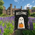 thumbnail image 6 of Halloween Welcome Pumpkin Ghost Fall Halloween Garden Flag - Vertical Double-Sided Yard Decor, Camping, Indoor & Outdoor Holiday Decoration, 12.5 x 18 Inches, 6 of 10