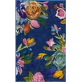 thumbnail image 2 of Rugs.com Blossom Collection Rug – 2' x 3' Blue Medium Rug Perfect For Entryways, Kitchens, Breakfast Nooks, Accent Pieces, 2 of 8