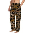 thumbnail image 2 of Xecao Leopard Print Men's Straight Lounge Pajama Pants: The Ultimate in Comfortable Sleepwear, 2 of 9