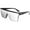 Silver, variant on FEISEDY Women Men Flat Top Shield Sunglasses Oversized Square Rimless Shades UV400 B2470
