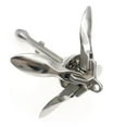thumbnail image 4 of Boat Anchor Inflatable Boat Stainless Steel Iron Metal Anchor For Boat Dinghy Raft Fishing Boat 0.7kg/1.5kg ,Long Lasting, 4 of 7