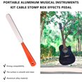 thumbnail image 2 of Guitar Repair Tool Guitar Frets Crowning Luthier File Durable Stainless Steel Small Dual Cutting Edge Tool, 2 of 8