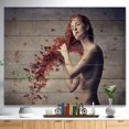 thumbnail image 2 of Design Art - des Cheveux Roux aux Feuilles, 2 of 5