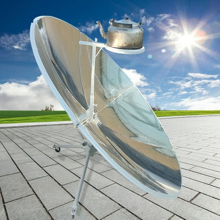 Portable Solar Power Cooker Outdoor Oven Stove Light Cluster Parabolic BBQ/Cook Multifunctional Iron Solar Cooker Outdoor Camping Portable Sun Oven For Cooking Parabolic Solar Cooker