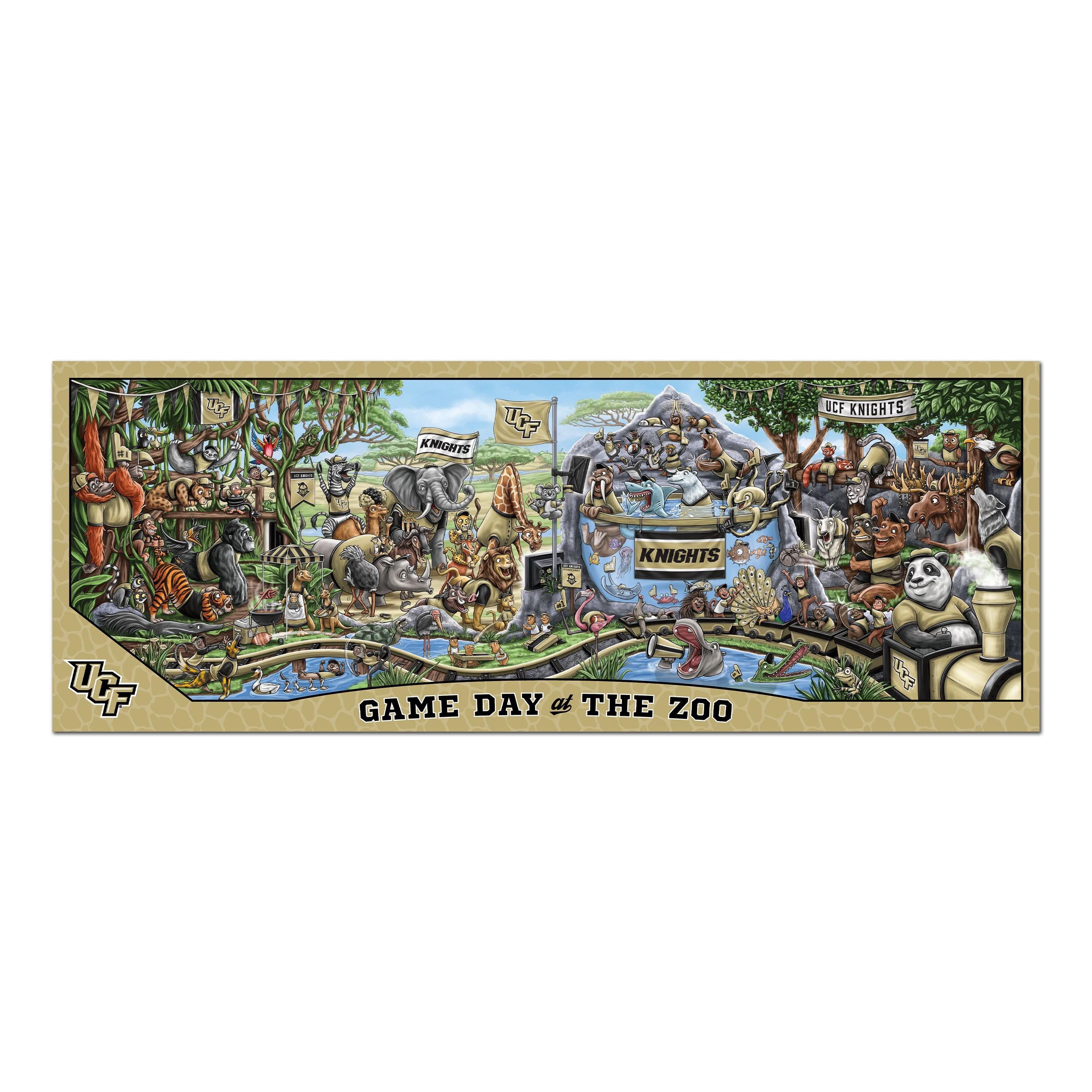 YouTheFan NCAA Central Florida Knights Game Day at the Zoo - 500 pc Puzzle