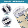 thumbnail image 5 of GZHJMY Graffiti Flower Pattern Stainless Steel Vacuum Insulated Mug, Insulated Straw Mug with Handle, Reusable Insulated Travel Mug, 5 of 7