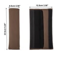 thumbnail image 5 of 2pcs Universal Seat Belt Shoulder Pad Faux Leather Car Safety Strap Covers Neck Mat for Comfortable Driving Brown, 5 of 7