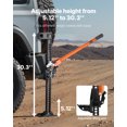 thumbnail image 3 of VEVOR Farm Jack, 36" Utility High Lift Farm Jack, 3.18 Ton (7,000 lbs) Capacity Ratcheting Off Road Utility Jacks, Heavy-Duty Lift Jacks with 5.12"-30.3" Lifting Range for Tractor, Truck, SUV, 3 of 9