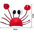 thumbnail image 2 of Santa Hat Red Lobster Hat Holiday Props Company Party Funny Headgear Santa Hat, 2 of 4