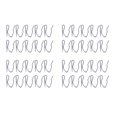 thumbnail image 1 of 40Pcs Curtain Drapery Pin Hooks - Silvery, 1 of 8