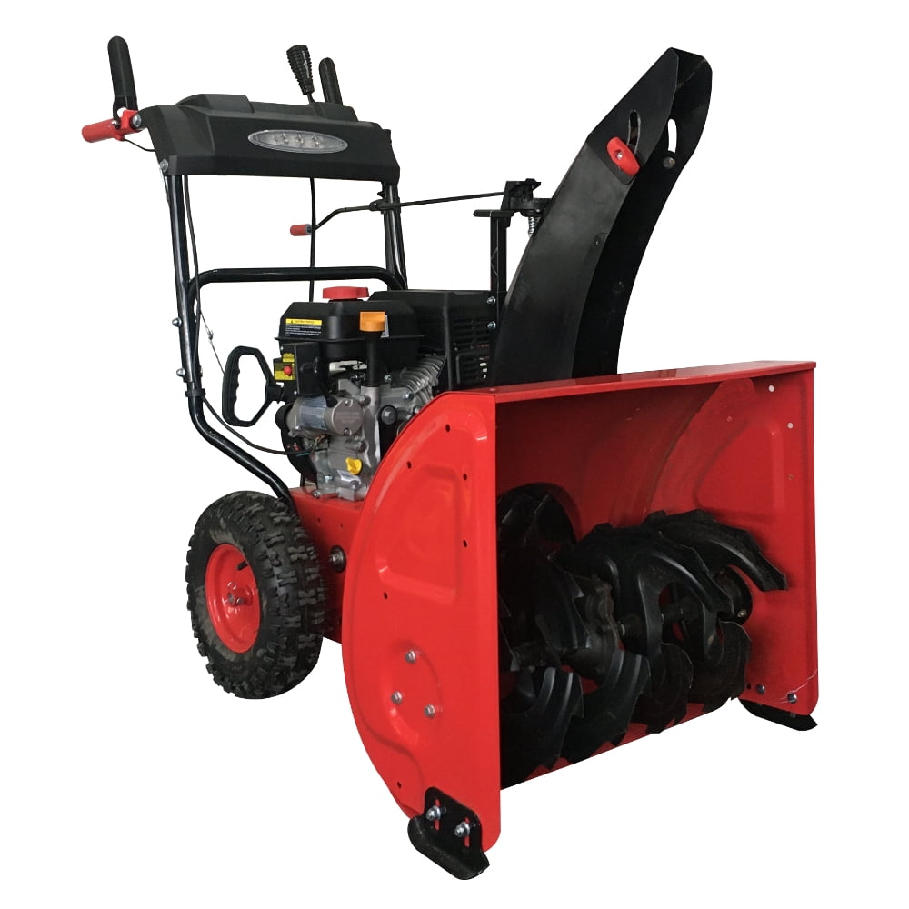 PowerSmart PSSW24LED 24 in. Two Stage Electric Start Gas Snow Blower