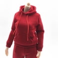 thumbnail image 3 of Traje de pantalón y con capucha de muñeca 1/6 para accesorios de de acción femenina pulgadas, rojo Zulema Figura de acción ropa, 3 of 8