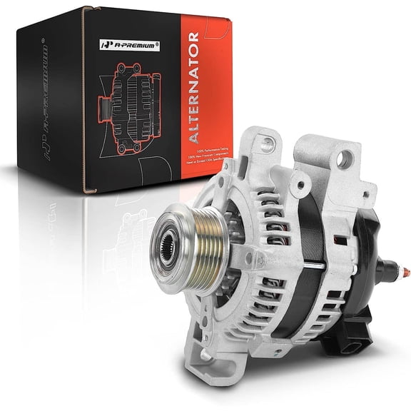 A-Premium Alternator for Cadillac CTS 2010-2014 - 3.0L 3.6L, 12V 140A 6-Groove Decoupler Pulley Clockwise