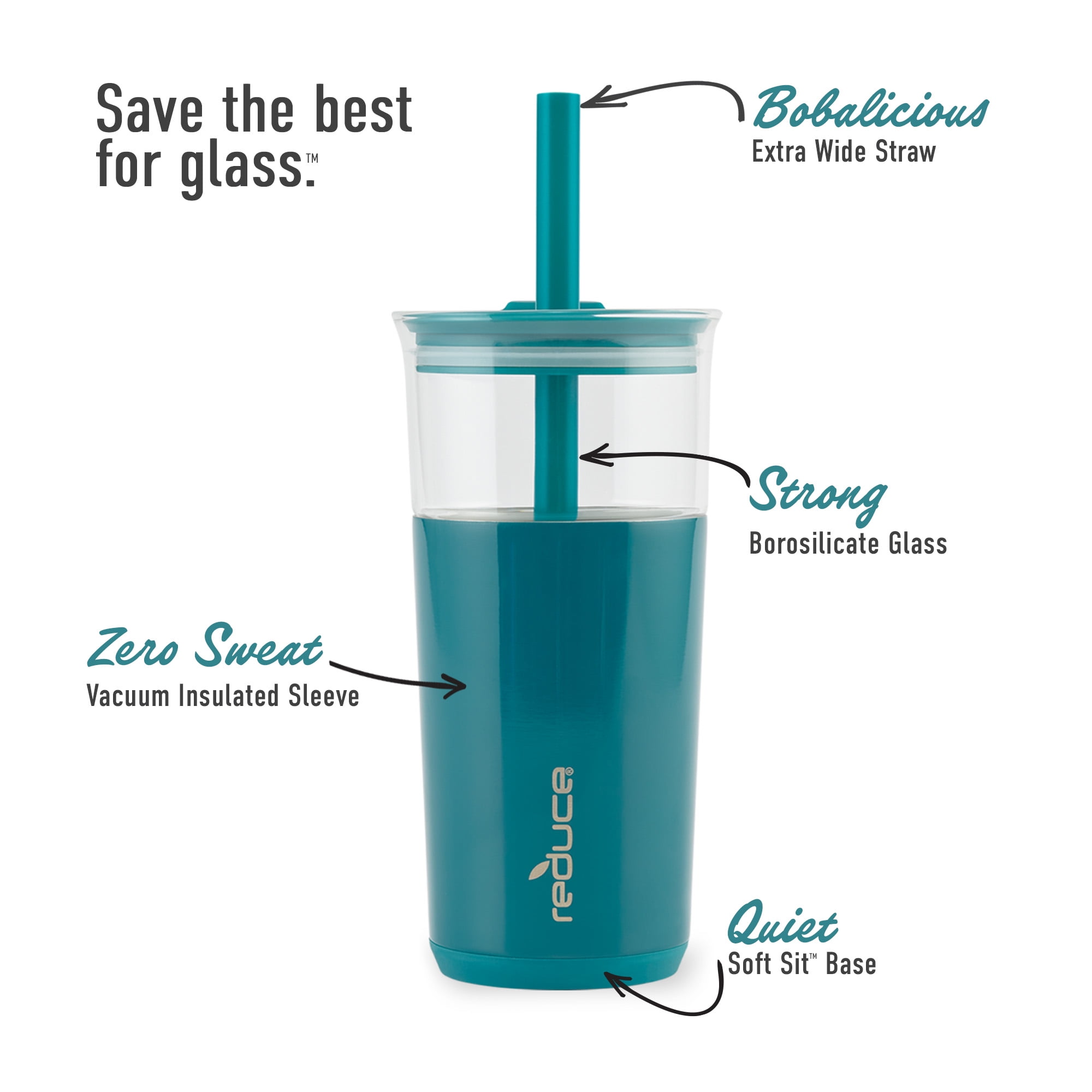 Reduce Aspen Glass Tumbler - Sand, 20 oz - Kroger