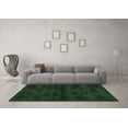 thumbnail image 3 of Ahgly Company Indoor Round Persian Emerald Green Bohemian Area Rugs, 6' Round, 3 of 4