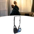 thumbnail image 1 of Hamac de Pied Confortable et Portable, Repose-Pieds Réglable pour Avion, Bus de Vol, Bureau, Maison, Design Léger et Compact, 1 of 8