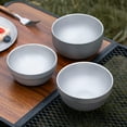 thumbnail image 4 of 600 ML Titanium Bowl Double Wall Insulated Camping Bowl, Ultralight And Compact Bowls for Soup, Rice & Food Portable & Metal Tableware for Backpacking, Camping, And Survival, 4 of 9