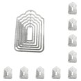 thumbnail image 3 of Monstrate 6 Pieces/Set Carbon Steel Scrapbooking Die Making Modern Card Template Handicraft Mold Artcrafts Accessories Stencil 10piezas, 3 of 6
