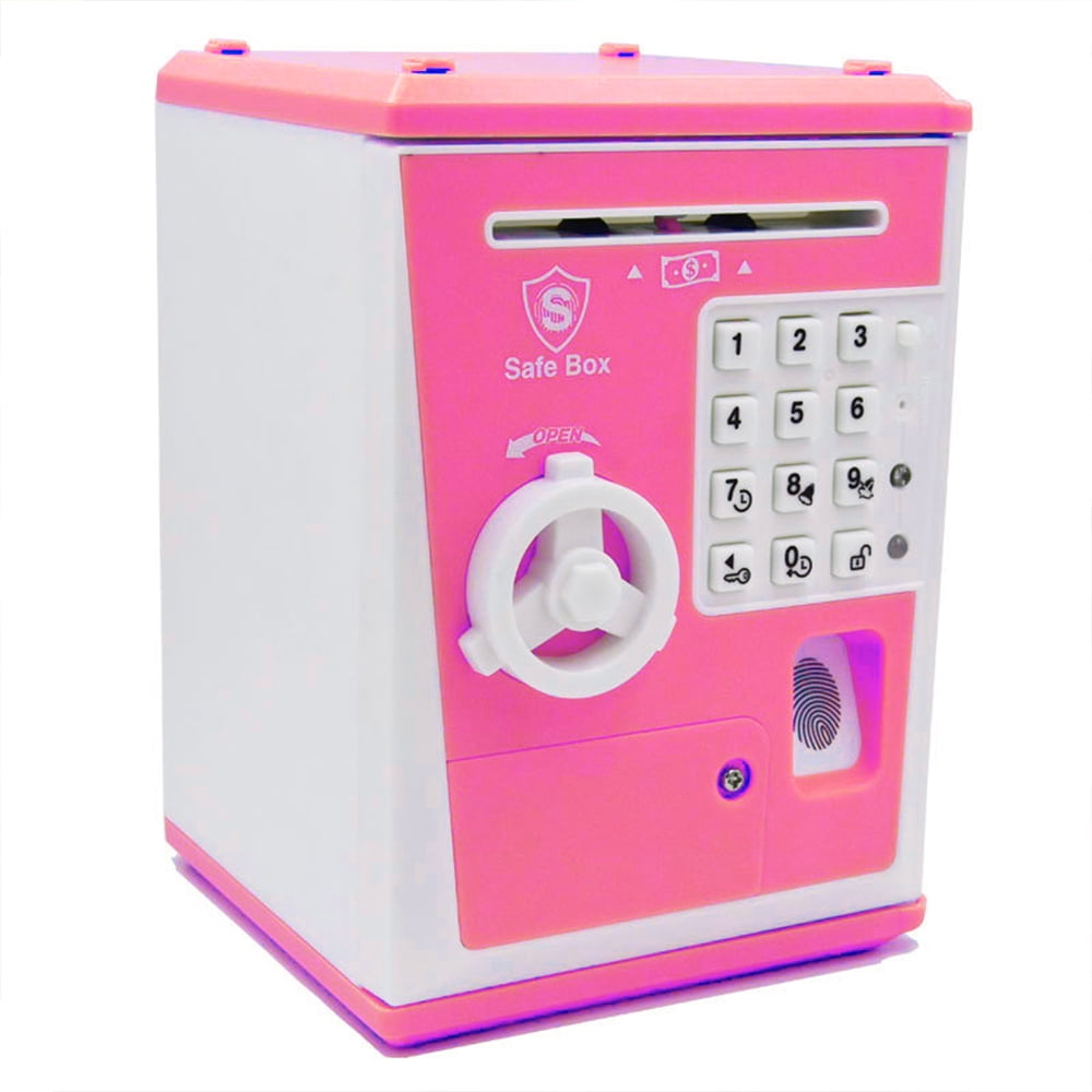 Electronic Multifunctional Money Saving Box with Voice Alarm Clock