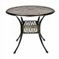 thumbnail image 3 of TITIMO Table de Salle à Manger Bistro Rond pour Patio Extérieur de 35,4 Pouces de Diamètre, Table de Conversation en Aluminium Coulé avec Trou pour Parasol de 2,0 Pouces, 3 of 4