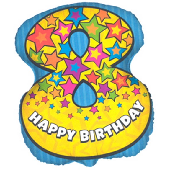 Partypro 52838 #8 Jumbo Mylar Balloon (25In.)