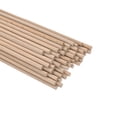 thumbnail image 1 of Uxcell 50-Pack Listones de Madera 5/32 x 8 Pulgadas Listones de Madera Sin Terminar Listones Precutados, 1 of 1