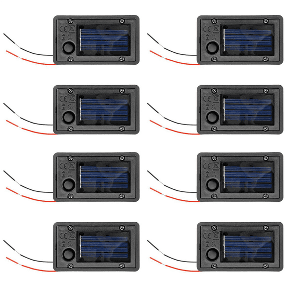 8Pcs Battery Box, Solar Lantern Light Replacement Parts Top for Outdoor Hanging Lanterns Container Home Solar Lamp