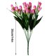 thumbnail image 4 of Advancent 6 tenedores 12 cabezas Tulipán Flor artificial Toque real Ramo artificial Flor falsa para la decoración de la boda Flores Decoración del hogar Flores artificiales rosa Advancent HA6720-05B, 4 of 6
