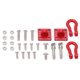 thumbnail image 3 of Parachoques de Metal RC, juego de defensa delantera y trasera de aluminio para coche de Control remoto WPL B14 B16 Q60 Q61 1/16, 3 of 8