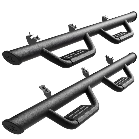 Tyger Auto Tyger Access Running Boards Compatible with 2024-2026 Toyota Tacoma (Fits Hybrid) | Double Cab | TG-AS2T24003 | Textured Black Drop Step Rail