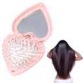 thumbnail image 4 of Xihbxyly Almacén de liquidación Mini cepillo para bolso, cepillo para pelotón para viaje, cepillo forma de corazón, mini cepillo para espejo para bolsillo, mini peine para pelotón para mujeres y niña, 4 of 4