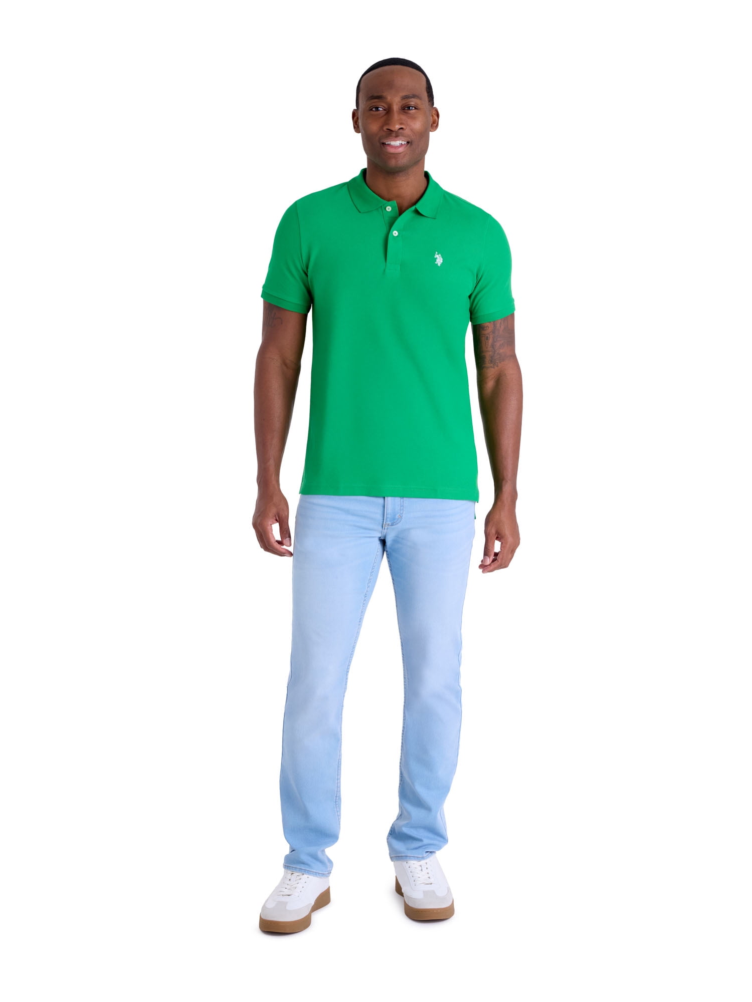 U.S. Polo Assn. Men's Performance Pique Polo Shirt