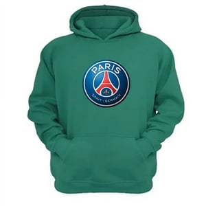 Genérico - Polerón Canguro Paris Saint Germain Verde Aguamarina Talla S Unisex