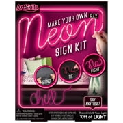 ArtSkills Custom Pink Neon Sign Craft Kit for Bedroom, Wall Light Dcor, (32 Pieces)