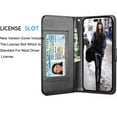 thumbnail image 5 of Tiflook Wallet Case For iPhone 14 (6.1 inch) 2022 Card Slots Holder Carrying Flip PU Leather Cover [Detachable Magnetic Hard Case] Black, 5 of 6