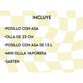 thumbnail image 3 of Juego de Olla Vaporera 34 CM con piezas acompañantes, 3 of 6
