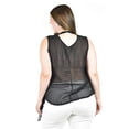 thumbnail image 3 of Blusa sin manga estilo chaleco Roman Fashion / Tallas Extras, 4053 (Negro) negro 42, 3 of 5
