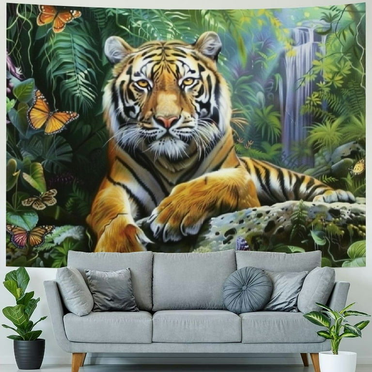 Tiger tapestry wall hanging new arrivals