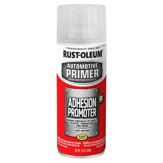 6 Pack, White, Rust-Oleum Automotive Flat Sandable Primer Spray