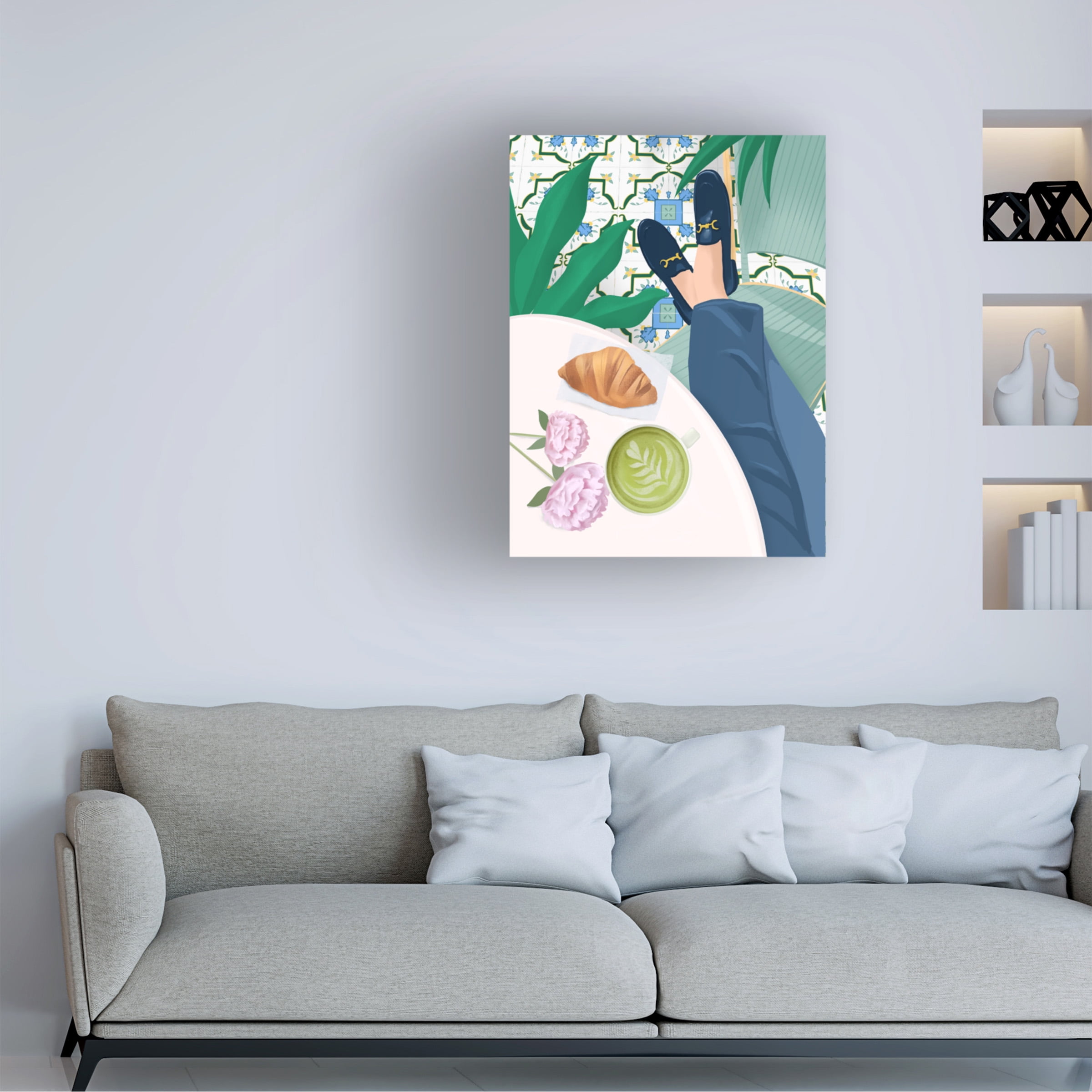 Petra Lizde 'Cafe' Canvas Art