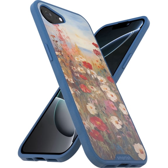 Smartish iPhone 17e/16e MagSafe Case - Gripmunk Protective Slim Magnetic Cover - Wildflower