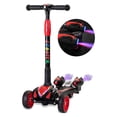 thumbnail image 3 of GlareWheel Smoking Rocket Y-1 Kids Kick Scooter, Black, 3 of 4