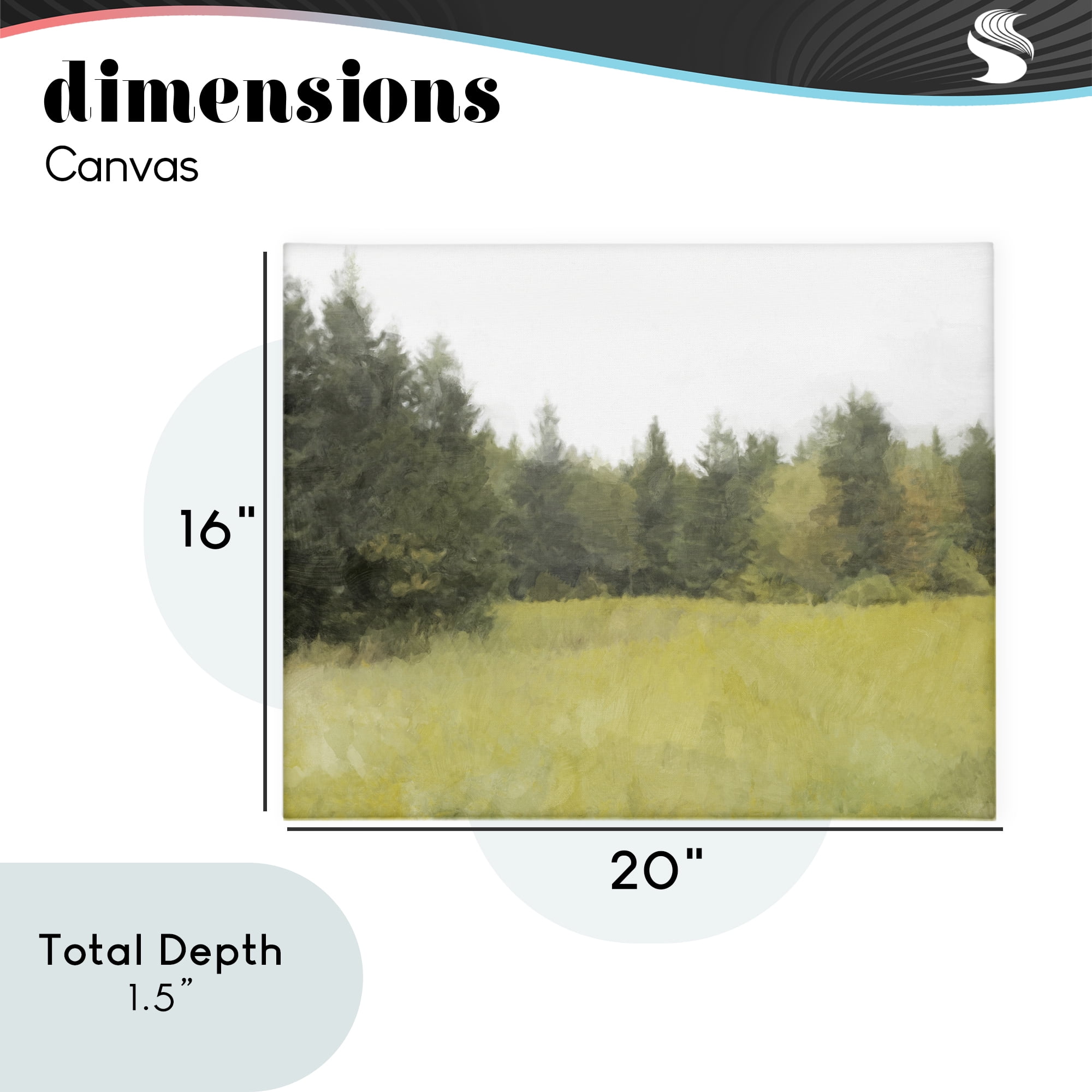 Stupell Industries The Forest's Vast Clearing Canvas Wall Art, design by Kim Curinga