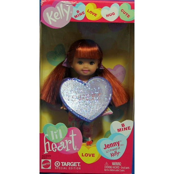 Muñeca Barbie Kelly Lil' Heart Sweet Pelirroja Jenny 2002 Mattel